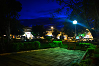 Praça Barão de Alfenas a noite